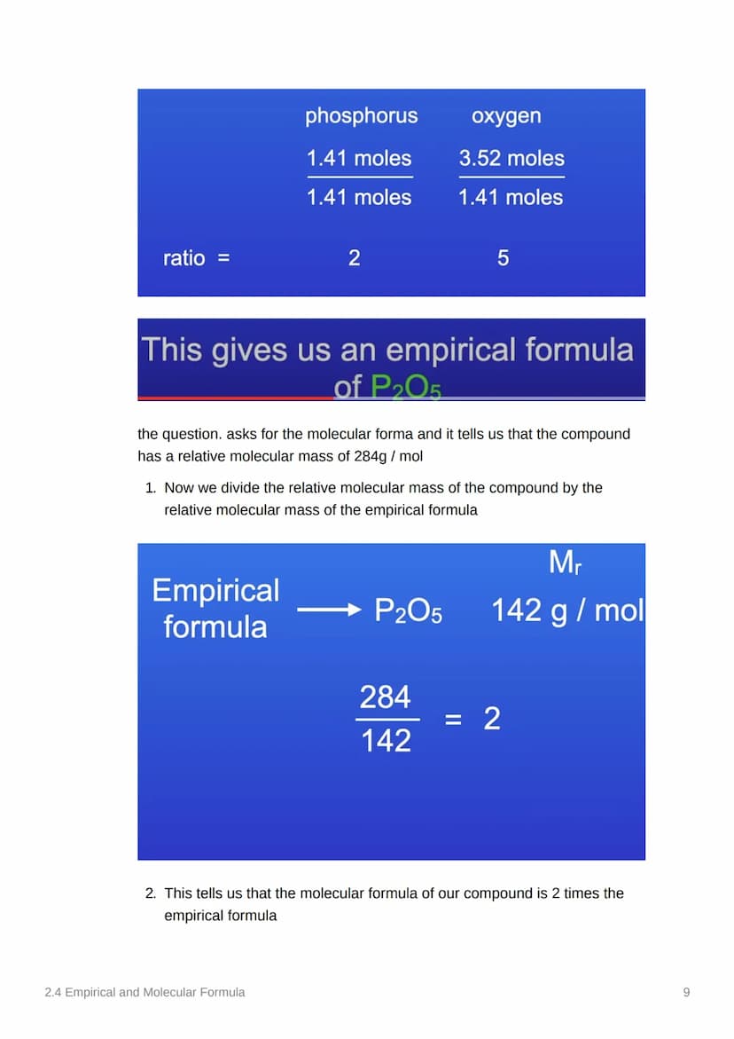 2.4 Empirical and Molecular
Formula
Notes
Anki
Covered in Class Done
To-Do List:
00
Add and Use Specification Reference
Add class Notes
add 