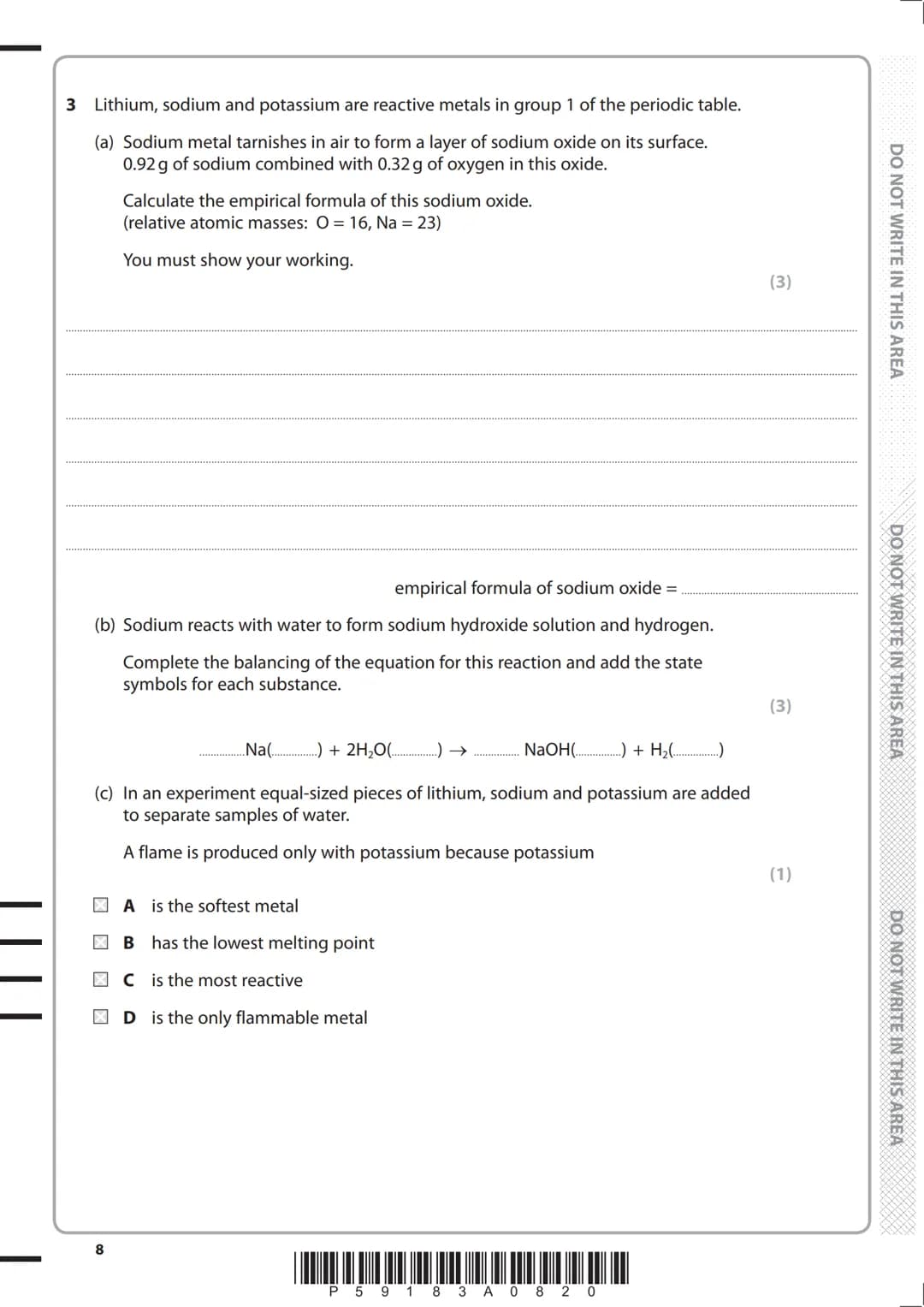 
<h2 id="paper4chemistry2">Paper 4: Chemistry 2</h2>
<h3 id="wednesday13june2018morning">Wednesday 13 June 2018 - Morning</h3>
<p><strong>In