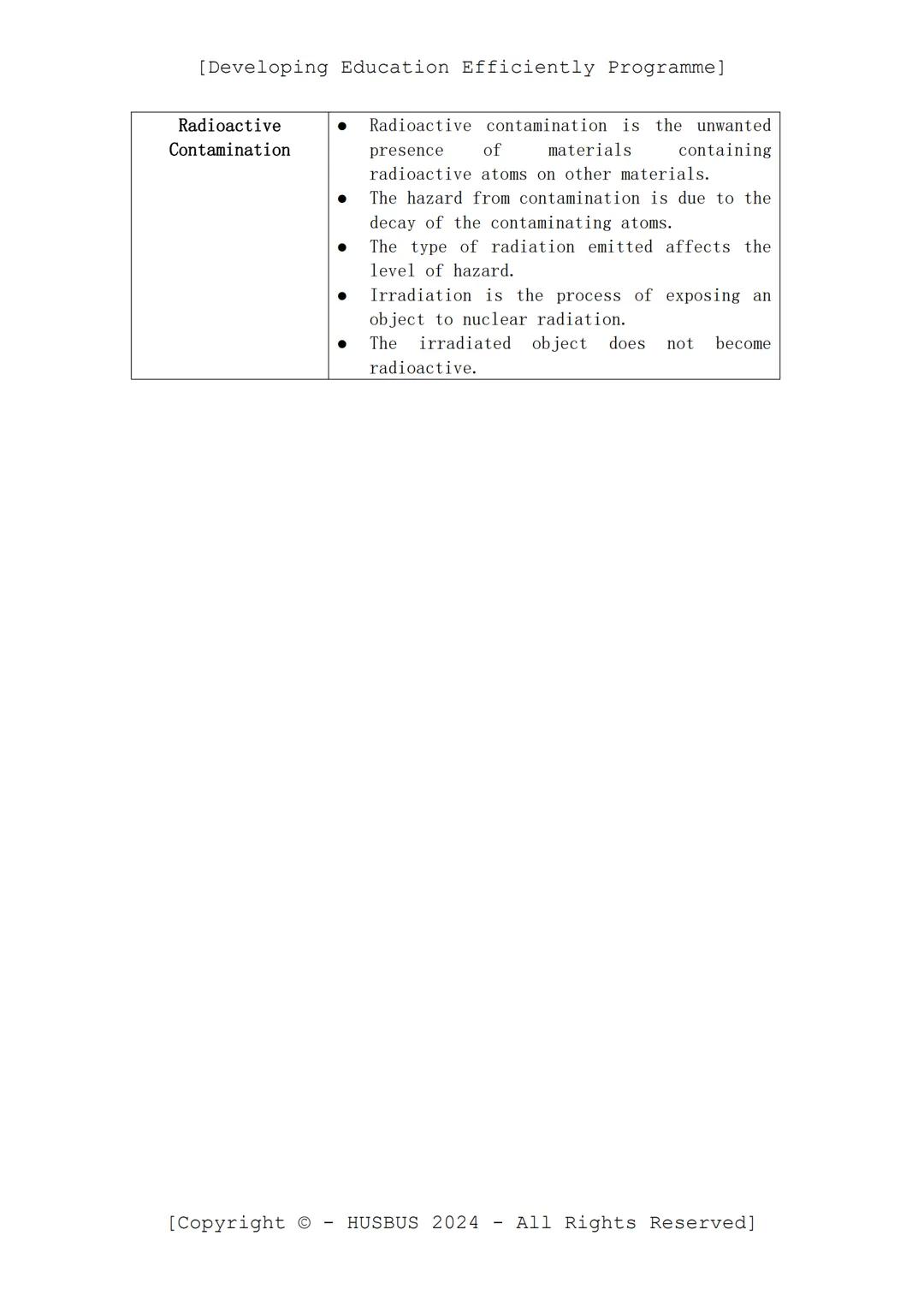 [Developing Education Efficiently Programme]

lamp

fuse

V
voltmeter

A
ammeter

thermistor

LDR

Electrical Charge
and Current
- For elect