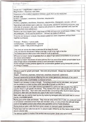 Know Biology paper 1 revision  thumbnail