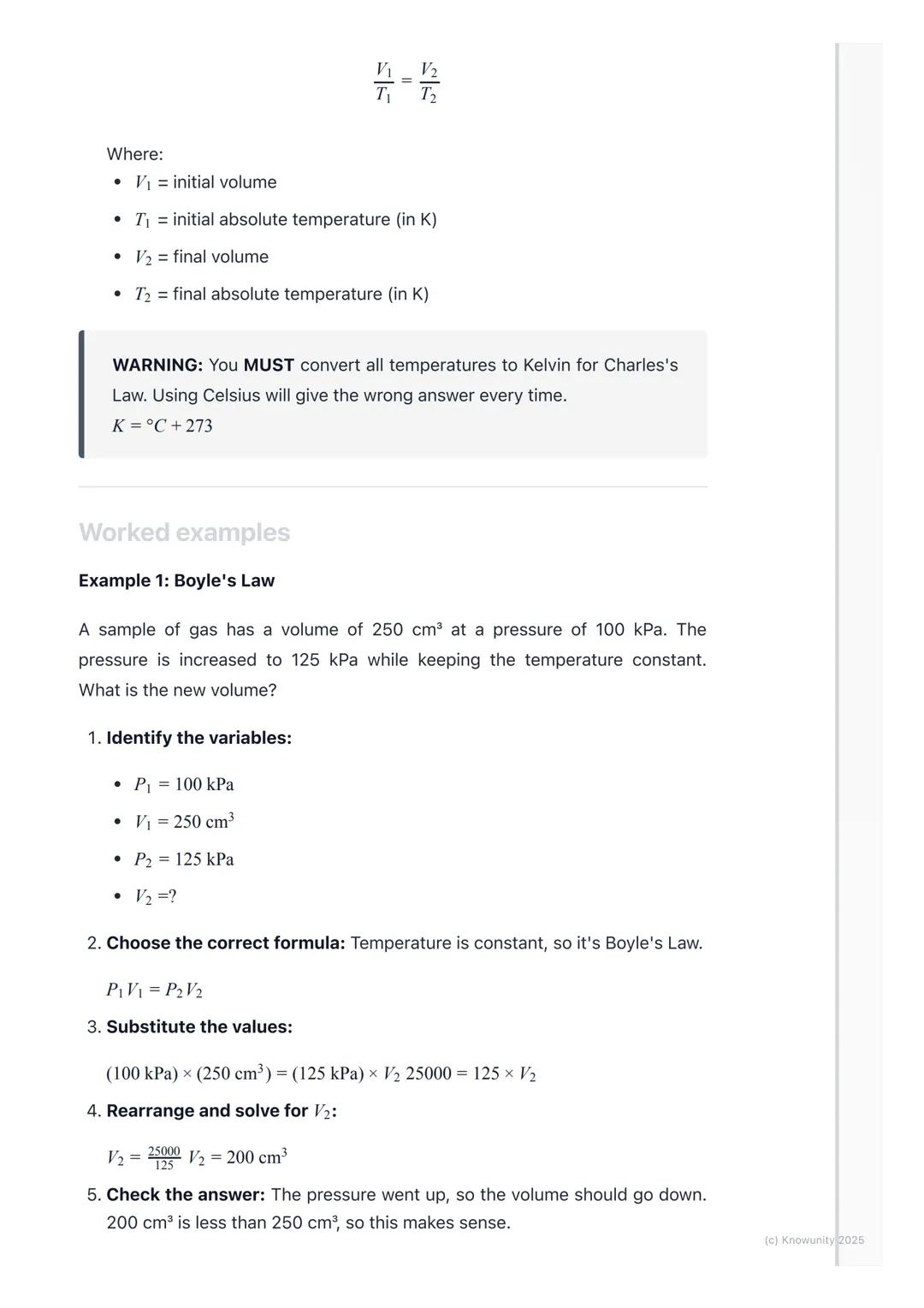 # Gas Laws (Boyle's Law,
Charles's Law)

Introduction to the gas laws

The gas laws are a set of rules that describe how gases behave when t