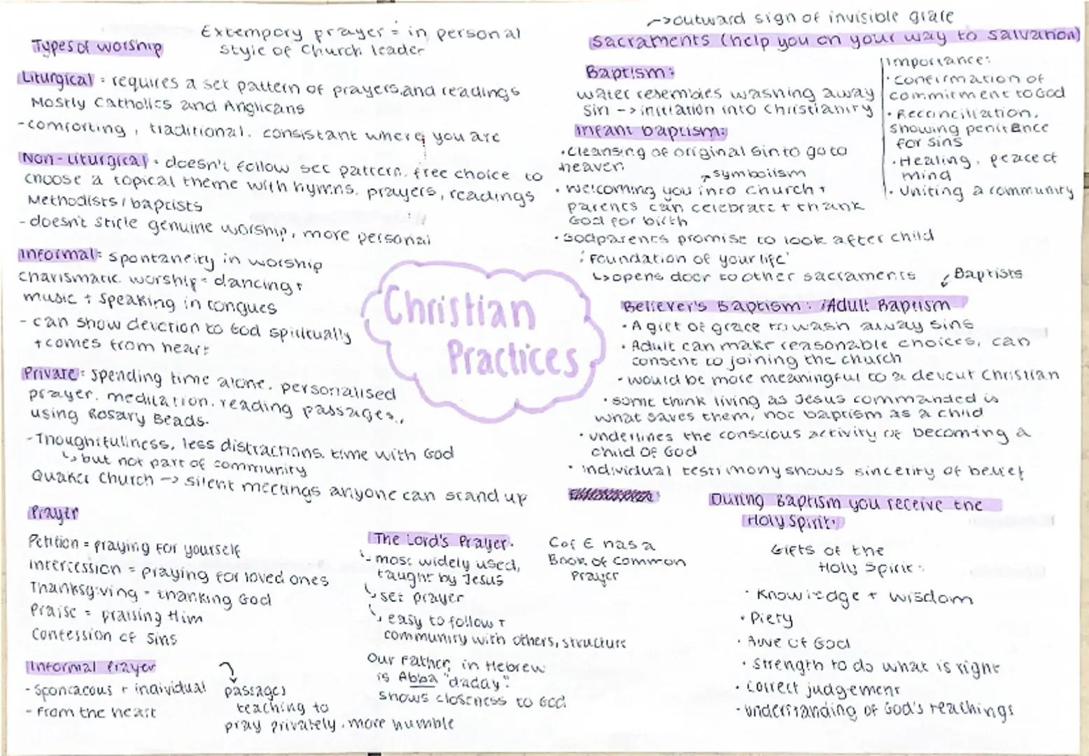 Jesus' Divinity:
• Nicene Creed declares him as
Son of God
• His resurrection
ascension
· The miraculous virgin Birth
• when Jesus was bapti