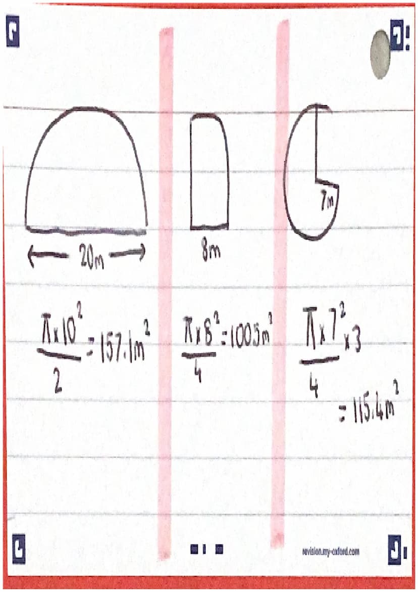 G
Pythagarus
a
L
b
0² +6² = C²
29-02 20
16
4
3² +4² = C²
9 + 16 = C²
25-0²
C-5
-5
revision.my-oxford.com
7!
J G
L
20m
T
Ã× 10²
Ax 10 =
2
8m
