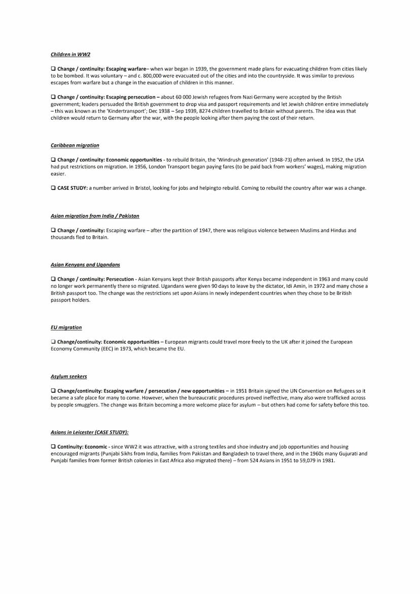 REASONS FOR MIGRATION
ONE-THE MEDIEVAL PERIOD
Overarching reasons for migration during the medieval period:
Economic opportunities (trade /
