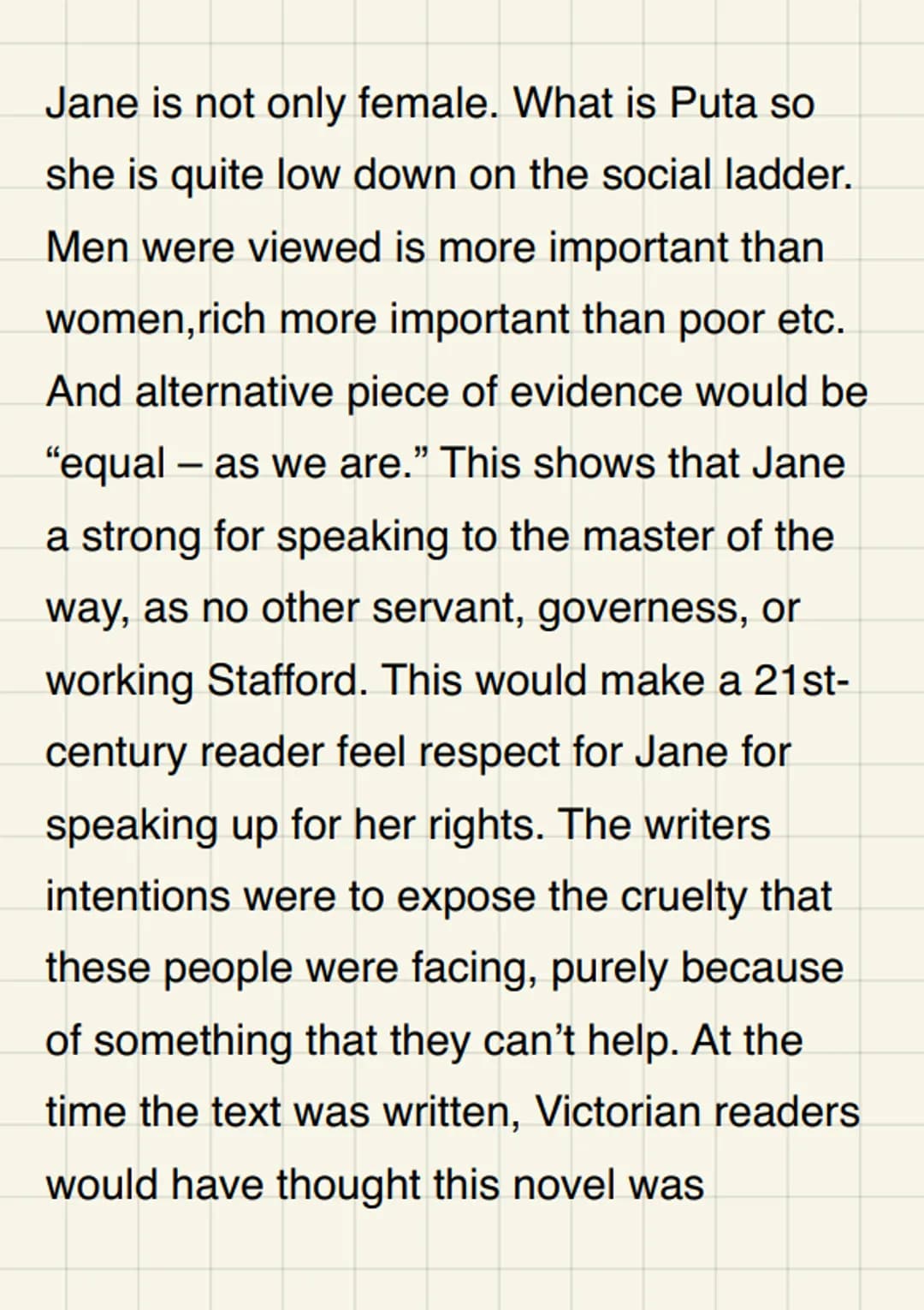 How does Brontë
present Jane as a
strong female
character?
Jane is a strong female protagonist in
Charlotte Brontë's novel. Jane Eyre. This
