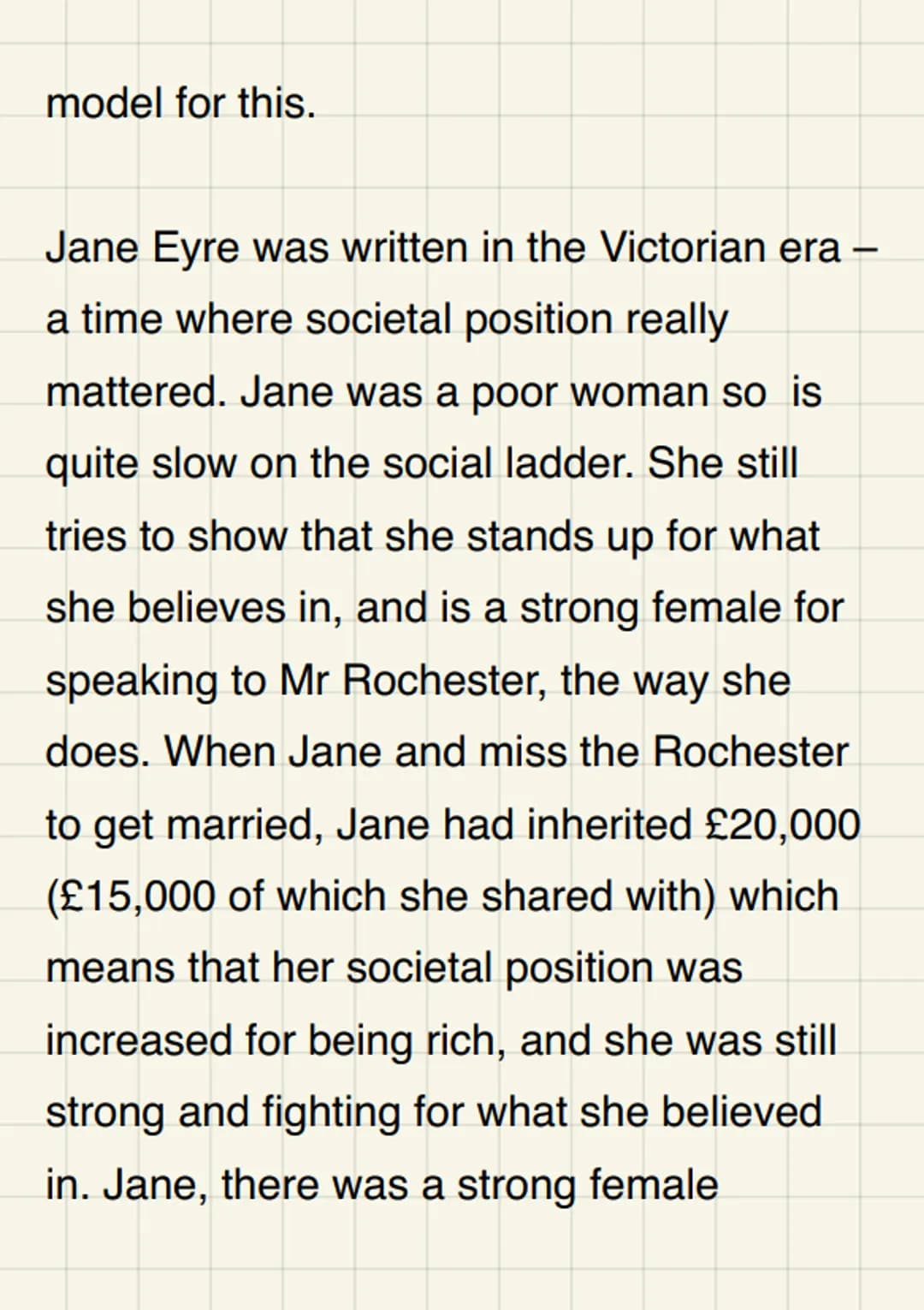 How does Brontë
present Jane as a
strong female
character?
Jane is a strong female protagonist in
Charlotte Brontë's novel. Jane Eyre. This
