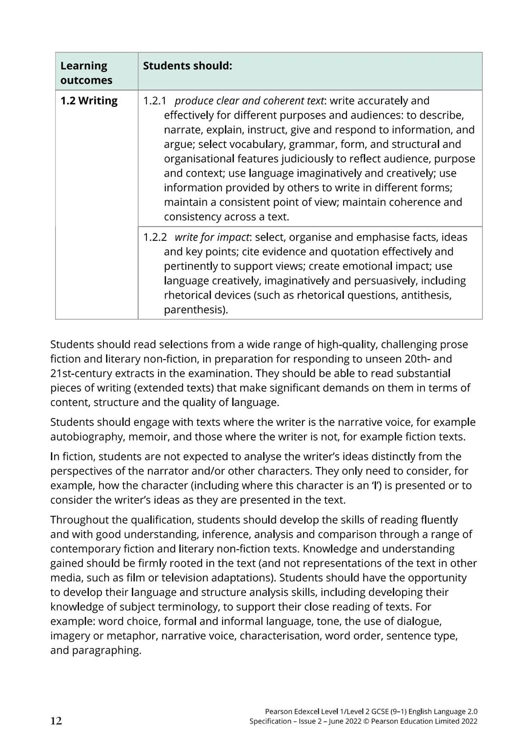 GCSE (9-1)
English
Language 2.0
Vant
Rele
Engaging
Creative
P Pearson
Edexcel
Transactional
Practical
Functional
Specification
Pearson Edexc