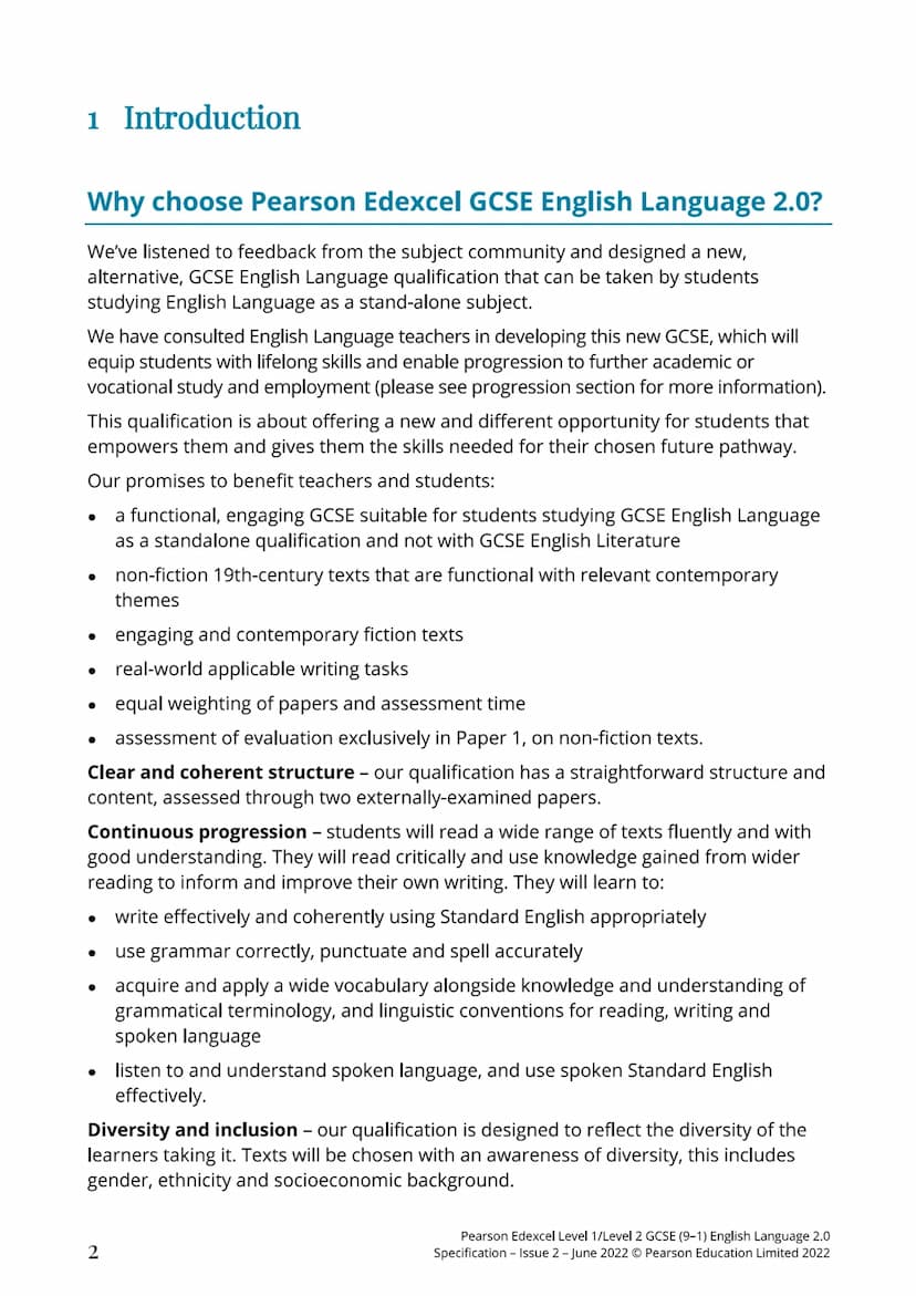 GCSE (9-1)
English
Language 2.0
Vant
Rele
Engaging
Creative
P Pearson
Edexcel
Transactional
Practical
Functional
Specification
Pearson Edexc