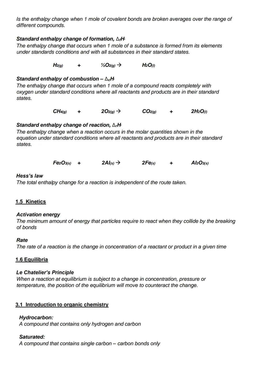AQA A LEVEL CHEMISTRY - DEFINITION LIST
Atomic structure
Isotope:
An atom of the same element that has the same number of protons and electr