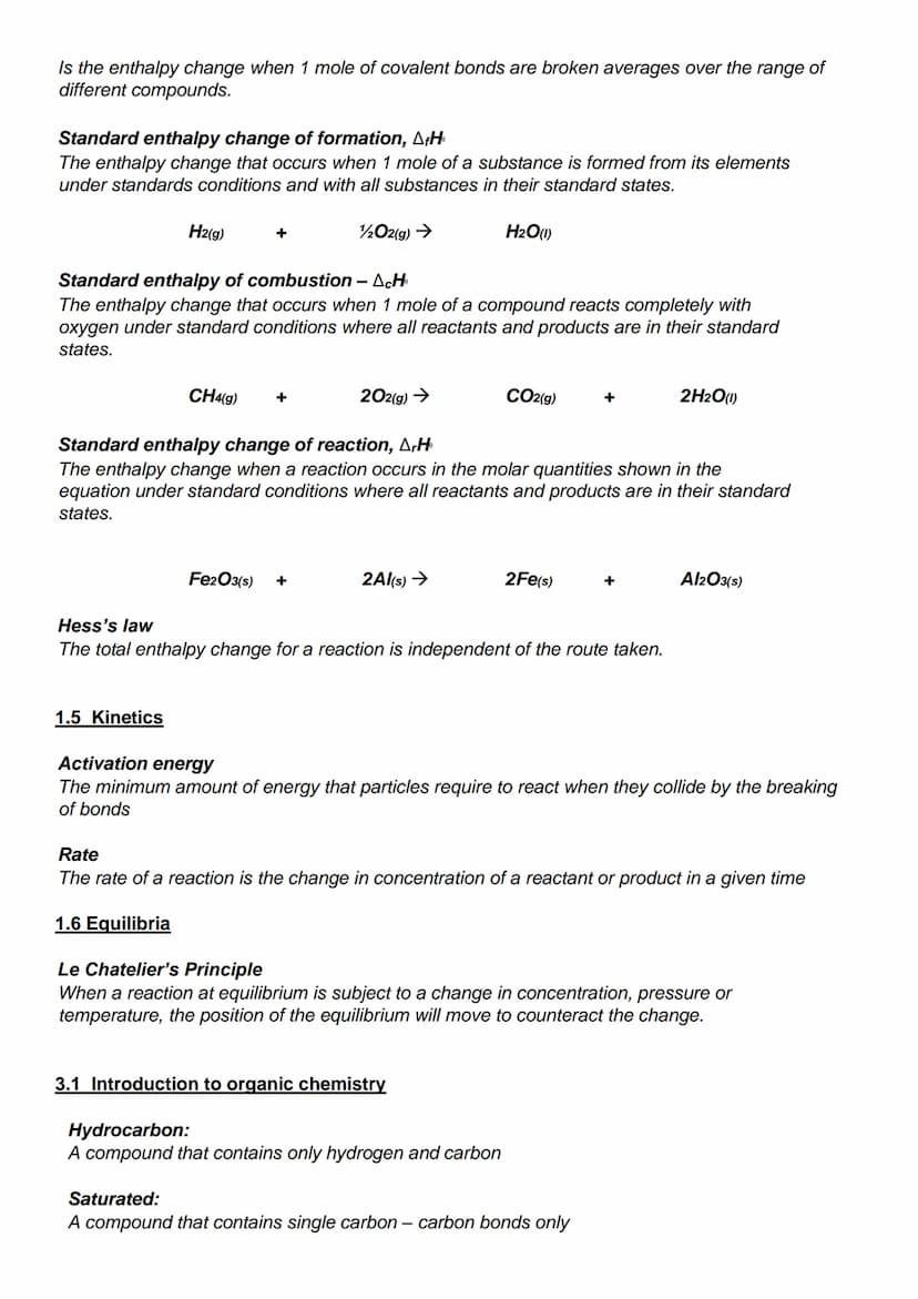 AQA A LEVEL CHEMISTRY - DEFINITION LIST
Atomic structure
Isotope:
An atom of the same element that has the same number of protons and electr