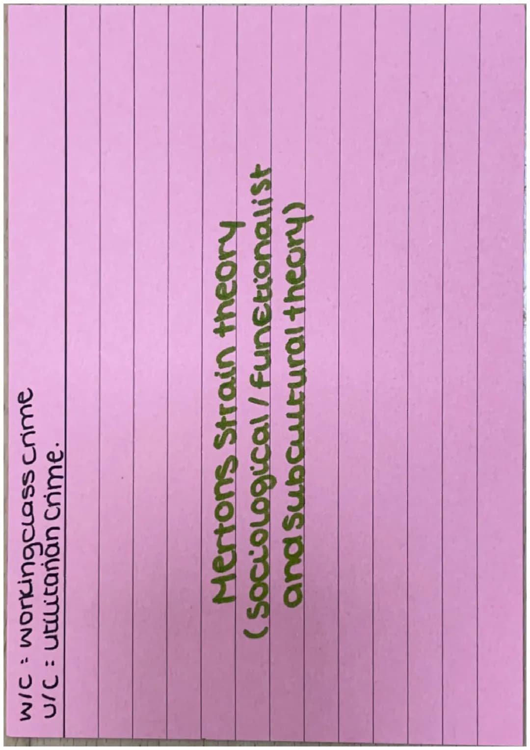 Durkheim's social facts
theory (Sociological/
functionalist and subcultral
theory) Key Ideas. Durkheim was the first to
a society is
bound
t