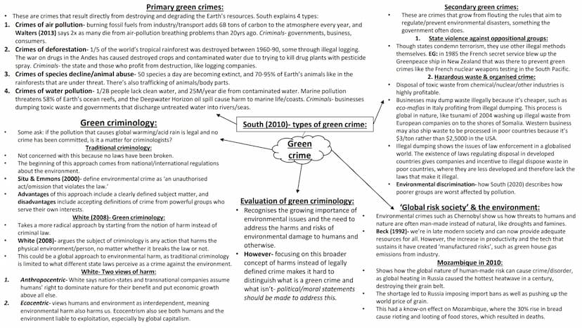 Globalisation, green crime,
human rights & state crime ●
●
●
●
The global criminal economy:
Held et al (1999)- there has been a globalisatio
