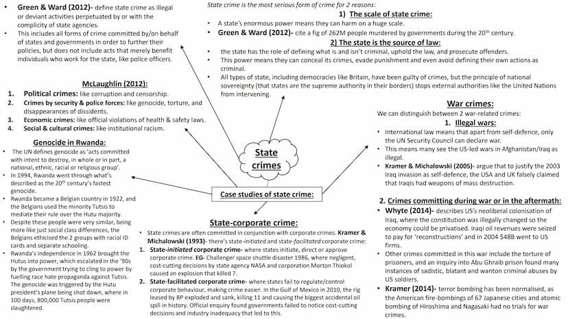 Globalisation, green crime,
human rights & state crime ●
●
●
●
The global criminal economy:
Held et al (1999)- there has been a globalisatio