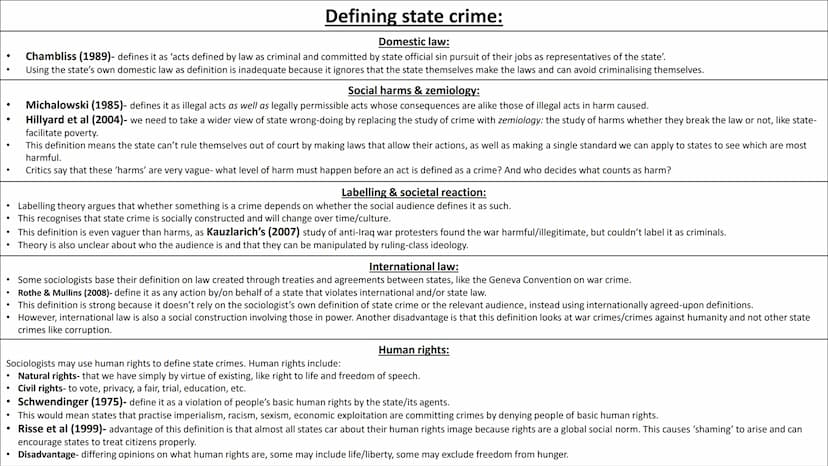 Globalisation, green crime,
human rights & state crime ●
●
●
●
The global criminal economy:
Held et al (1999)- there has been a globalisatio