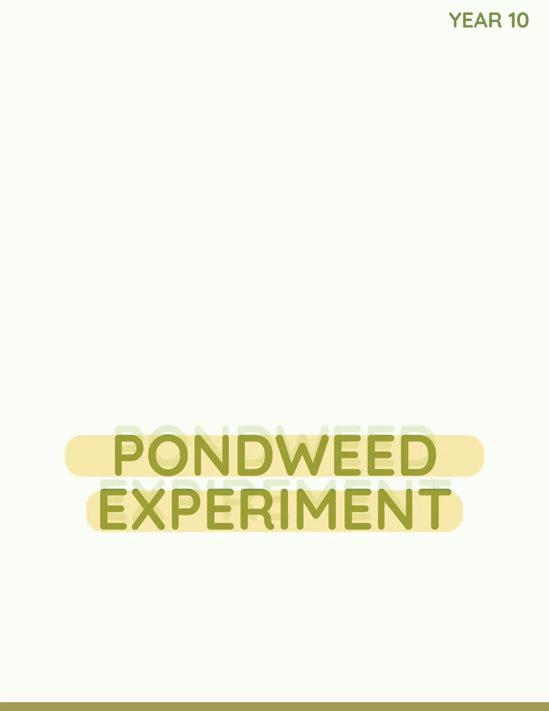 YEAR 10
RESPIRATION
RESPIRATION YEAR 10
PONDWEED
EXPERIMENT YEAR 10
COMPENSATION
POINT C
SUN
CO
OXYGEN
2
k
H₂O →
но
YEAR 10
PHOTOSYNTHESIS C