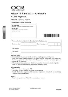 Know june 2022 physics paper 2 worked solutions thumbnail