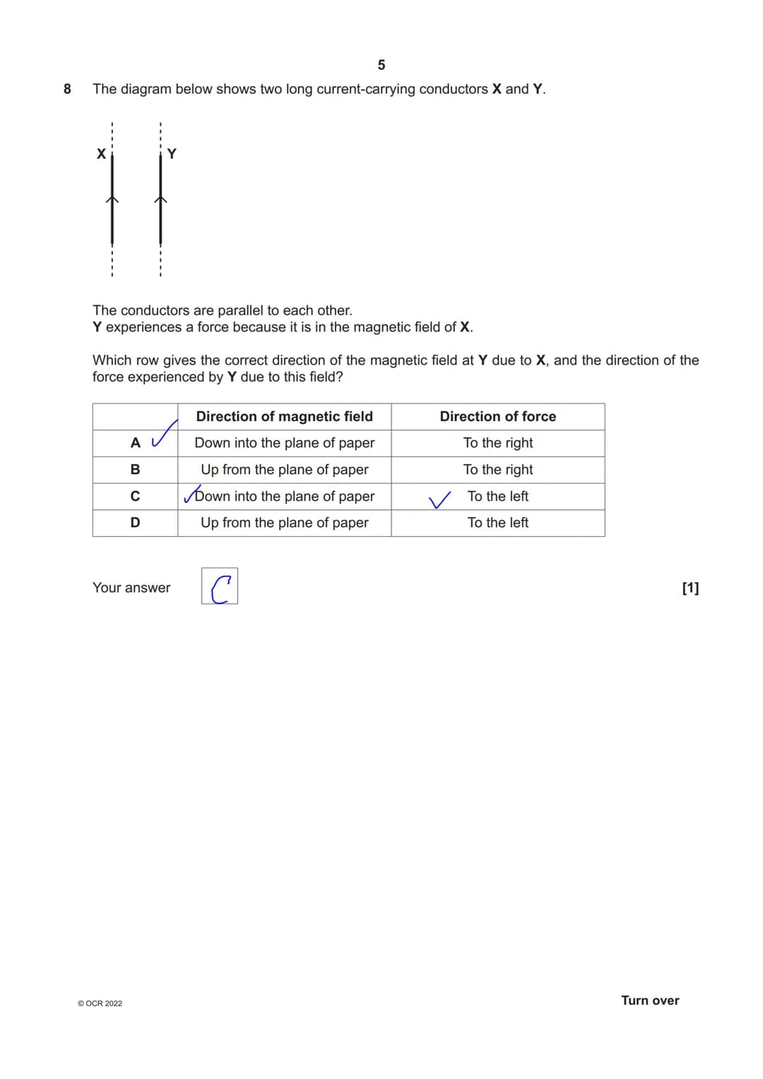 * 9114 82 11 19
OCR
Oxford Cambridge and RSA
Friday 10 June 2022 - Afternoon
A Level Physics A
H556/02 Exploring physics
Time allowed: 2 hou