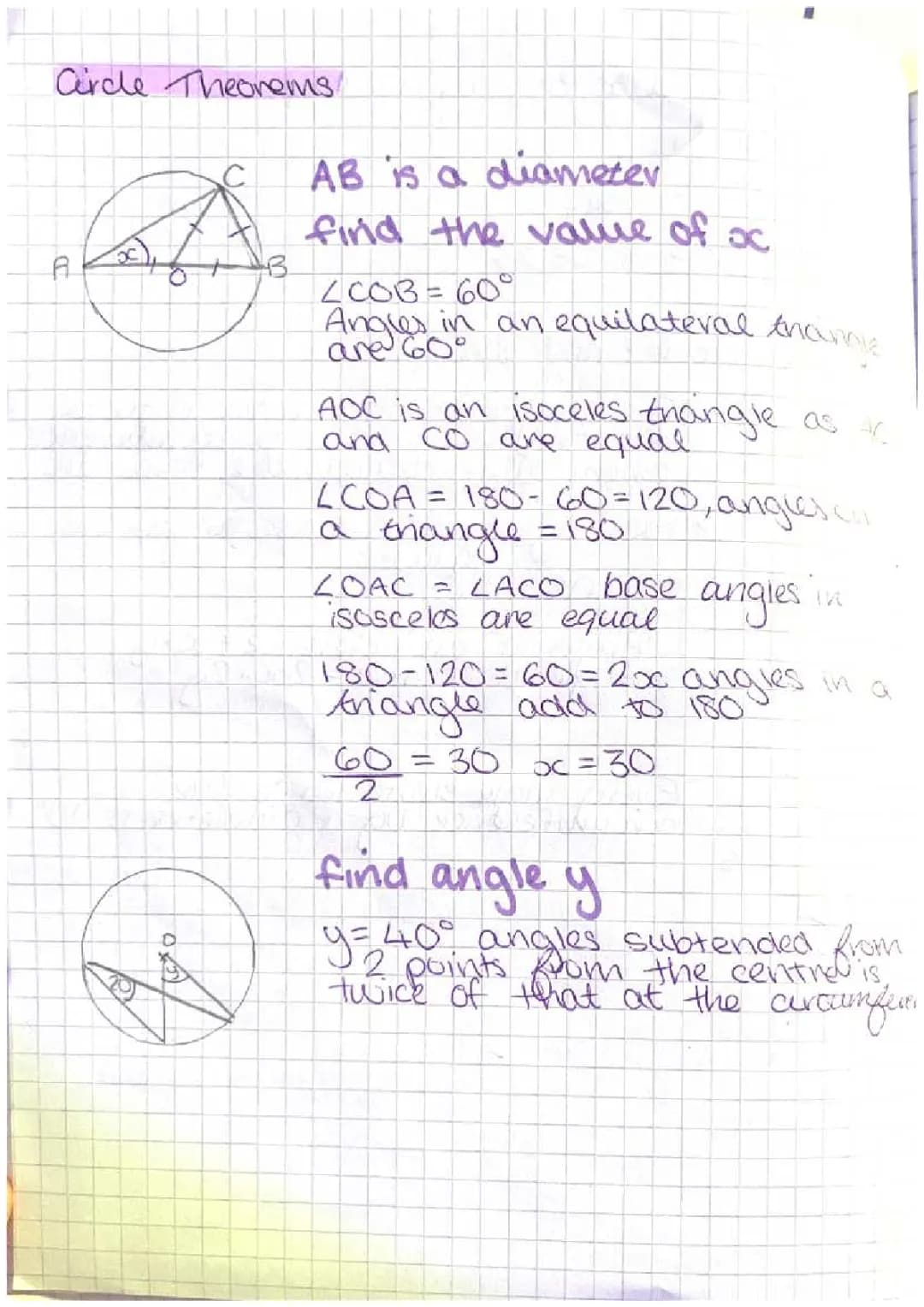 Fun Circle Theorems: Learn Triangles, Cyclic Quadrilaterals, and Chords!