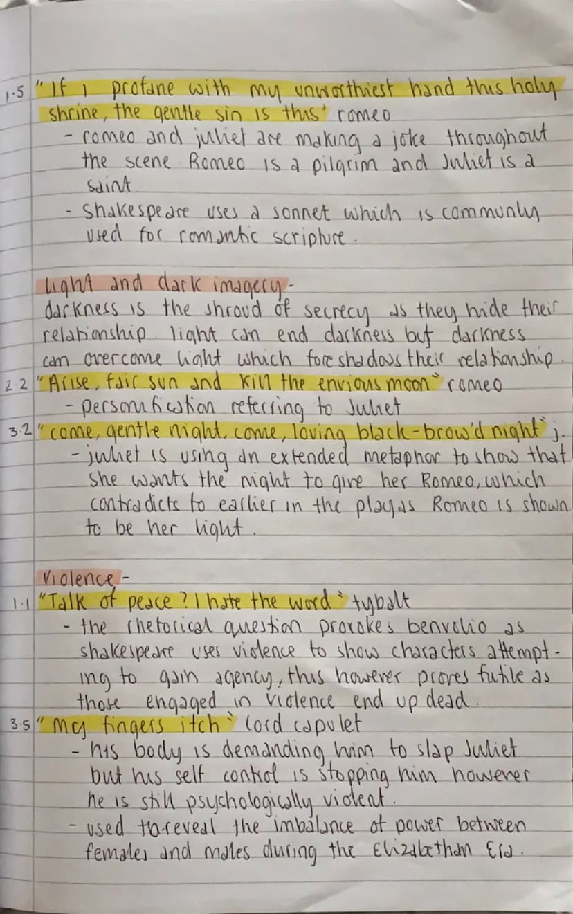 R+J THEMES
Structure
Romeo & Juliet
iambic pentameter - used throughout the whole play.
Creates suspense and excitement
Thyming used to tell
