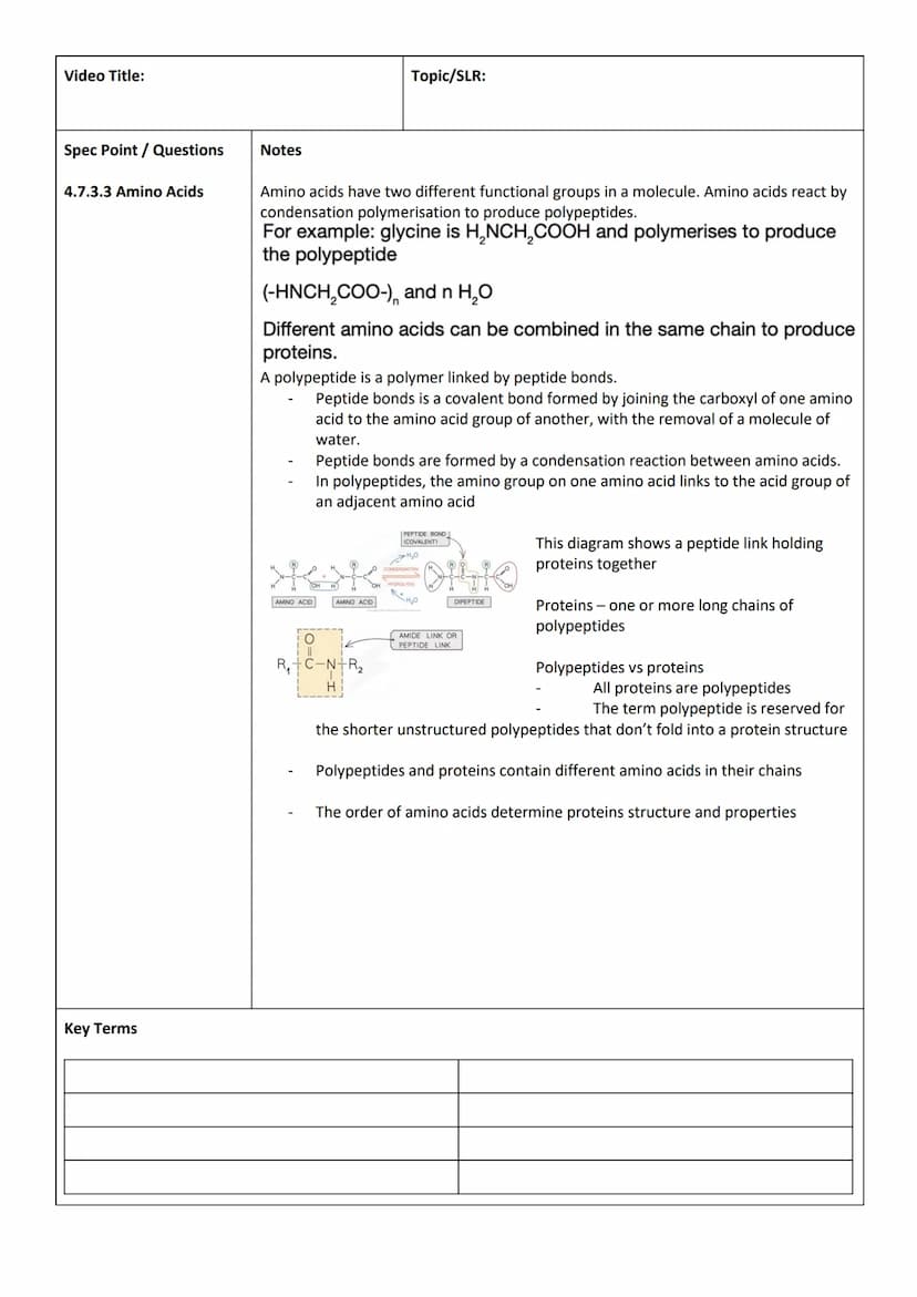 Video Title:
Chemistry Paper 2
Spec Point / Questions
4.6.1.1 Calculating Rate
Of Reaction
4.6.1.2 Factors that
affect rate of chemical
reac