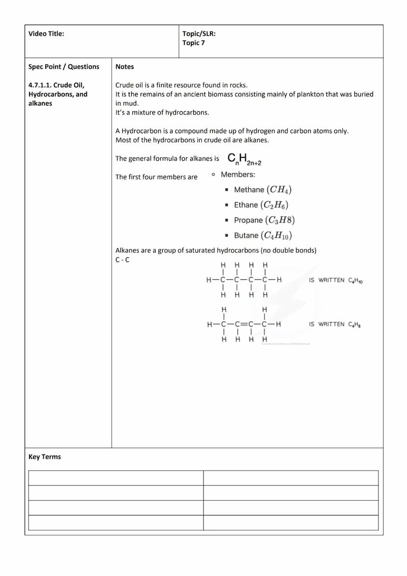 Video Title:
Chemistry Paper 2
Spec Point / Questions
4.6.1.1 Calculating Rate
Of Reaction
4.6.1.2 Factors that
affect rate of chemical
reac