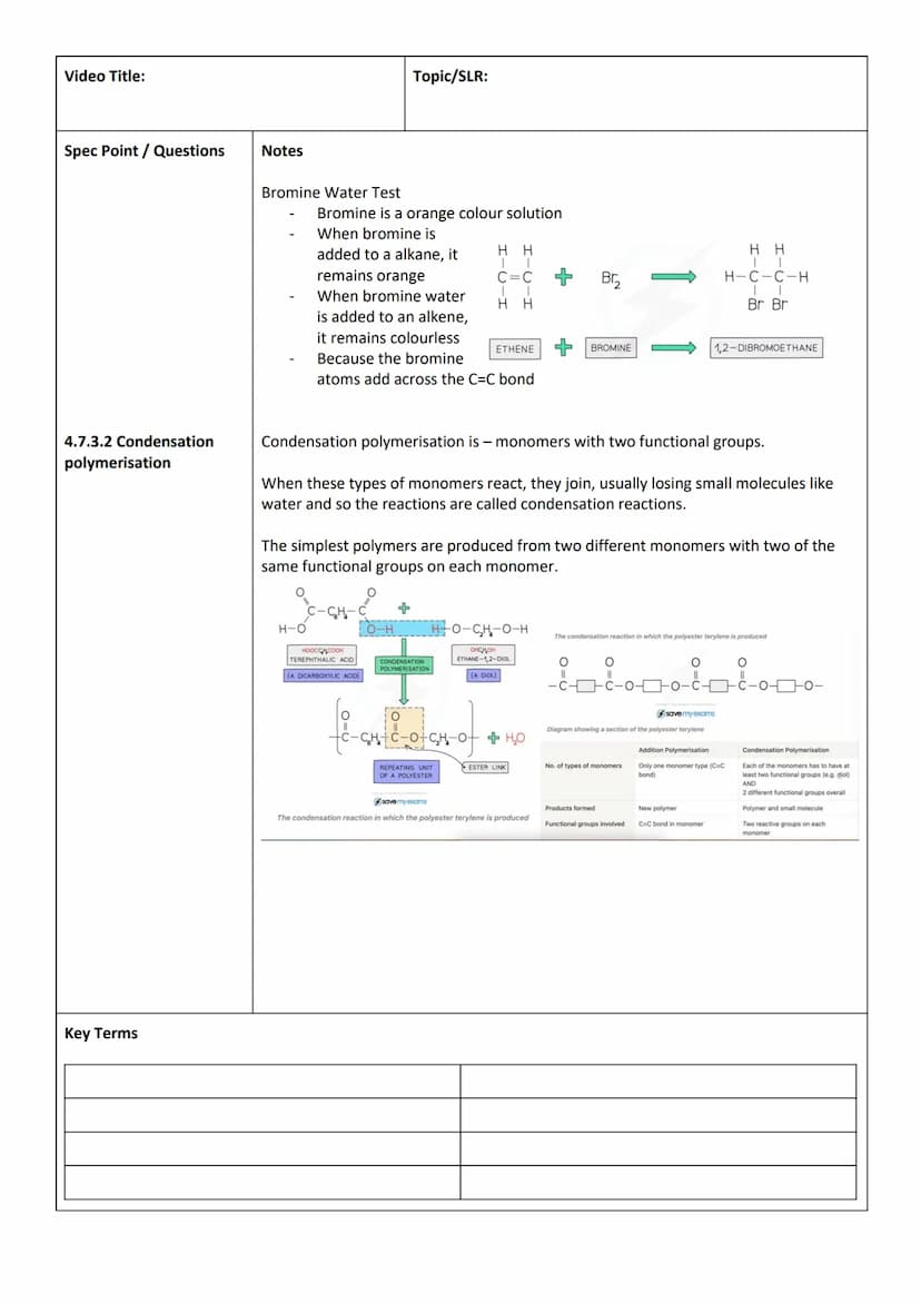 Video Title:
Chemistry Paper 2
Spec Point / Questions
4.6.1.1 Calculating Rate
Of Reaction
4.6.1.2 Factors that
affect rate of chemical
reac