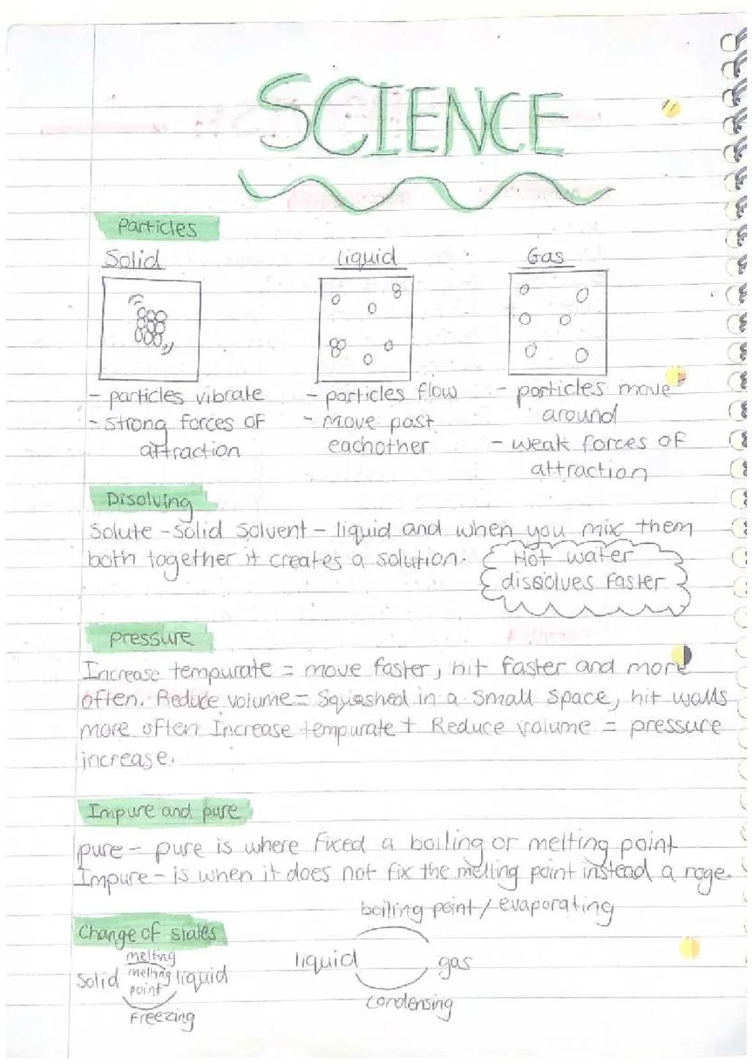 How Do Particles Behave and What Are Pure and Impure Substances?