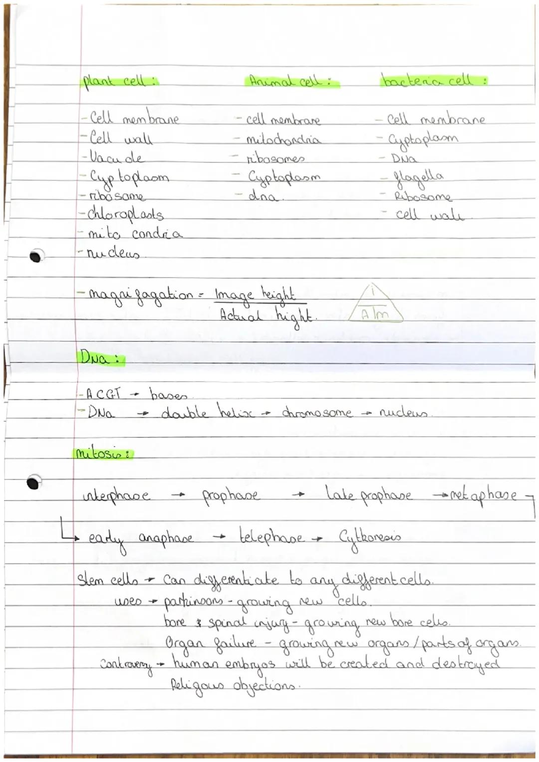 aqa biology paper 1 revision notes 