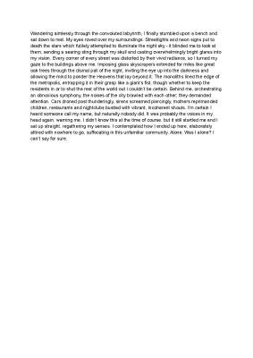 Know gcse english language creative writing description - cityscape thumbnail