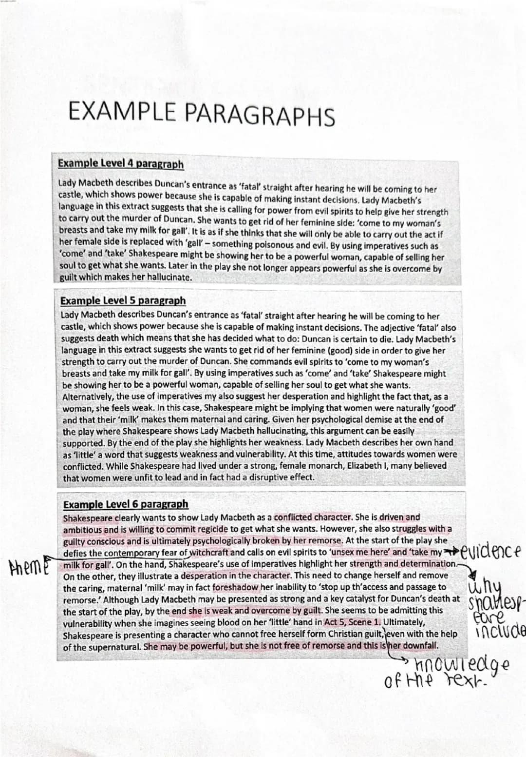 GCSE English Literature
•
•
Paper 1: Macbeth
Contents
How to revise
The exam question
• Mark scheme
•
How to answer the question
•
Example a