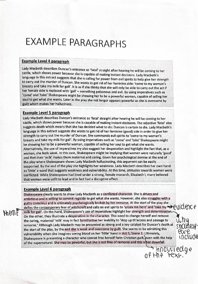 GCSE English Literature
•
•
Paper 1: Macbeth
Contents
How to revise
The exam question
• Mark scheme
•
How to answer the question
•
Example a
