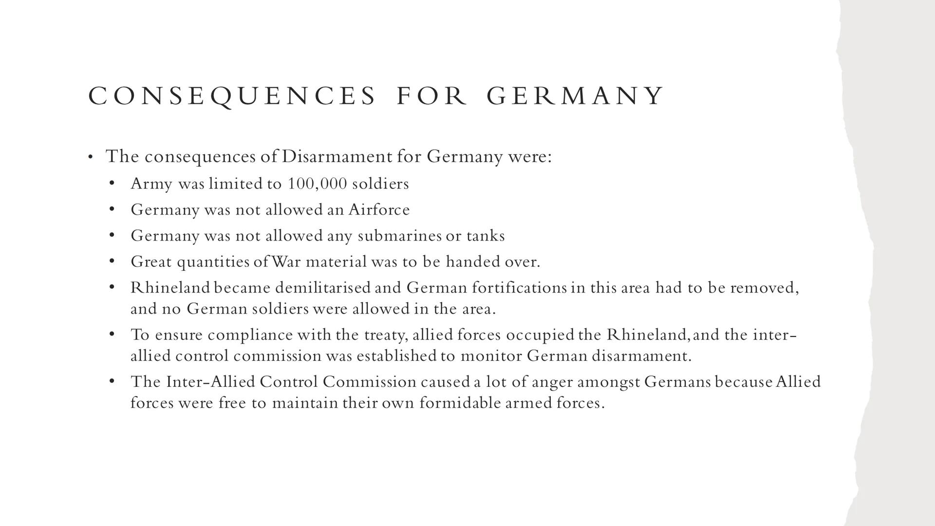 DISARMAMENT

Jack Perry and Zara - Louise # WHAT IS DISARMAMENT?

*   The Disarmament clause came because of the Treaty Of Versailles signed