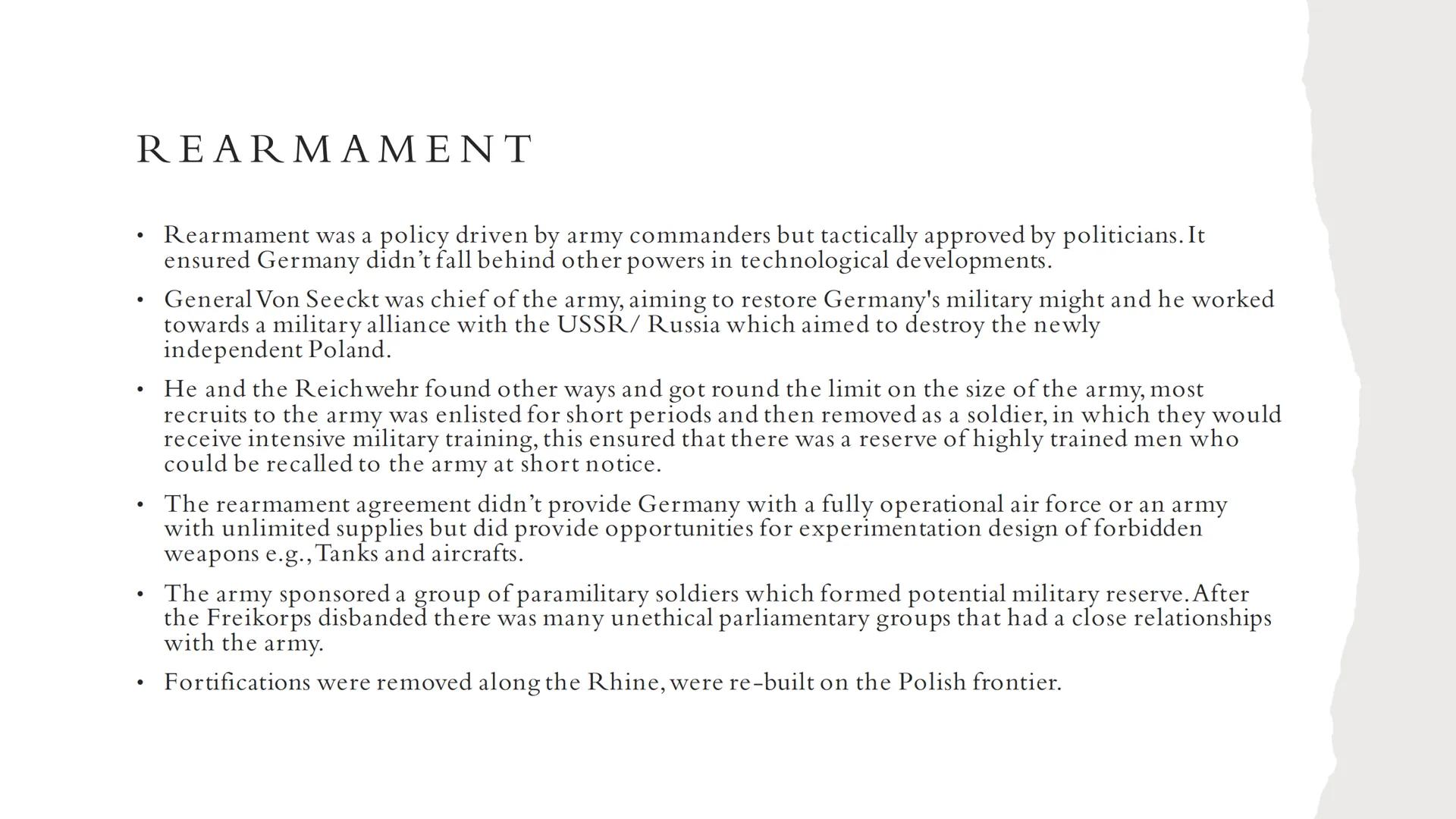 DISARMAMENT

Jack Perry and Zara - Louise # WHAT IS DISARMAMENT?

*   The Disarmament clause came because of the Treaty Of Versailles signed