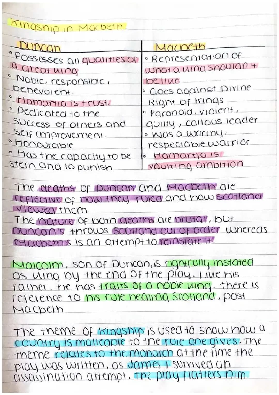 Kingship in Macbeth
