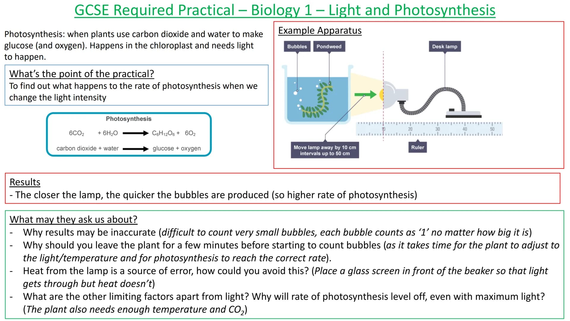 
<h2 id="exampleapparatus">Example Apparatus</h2>
<p>The practical aims to observe and understand the appearance and size of cells, as well 