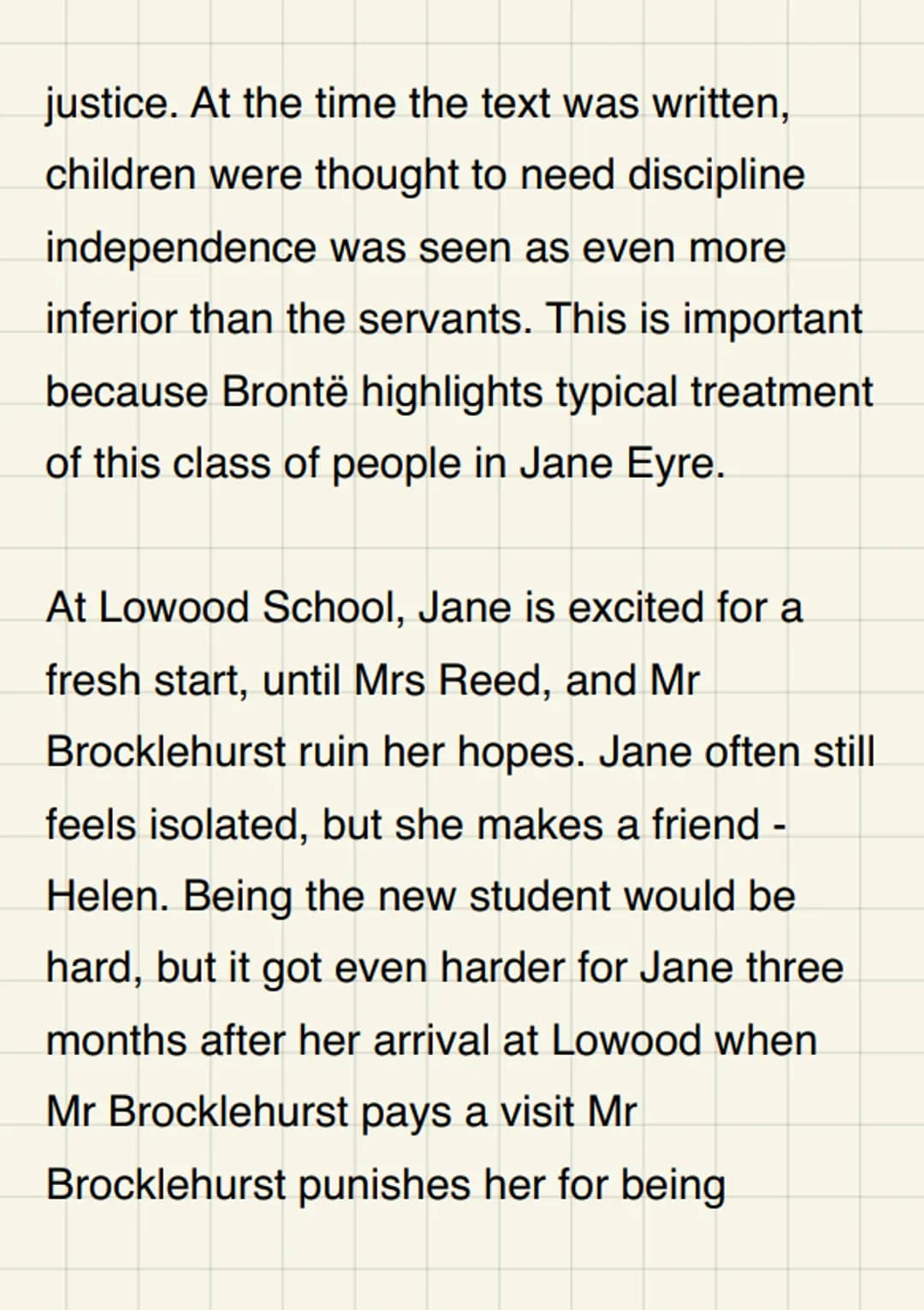 How does Brontë
present childhood
within Jane Eyre?
Childhood in Jane Eyre is slightly different
to what the average child would experience

