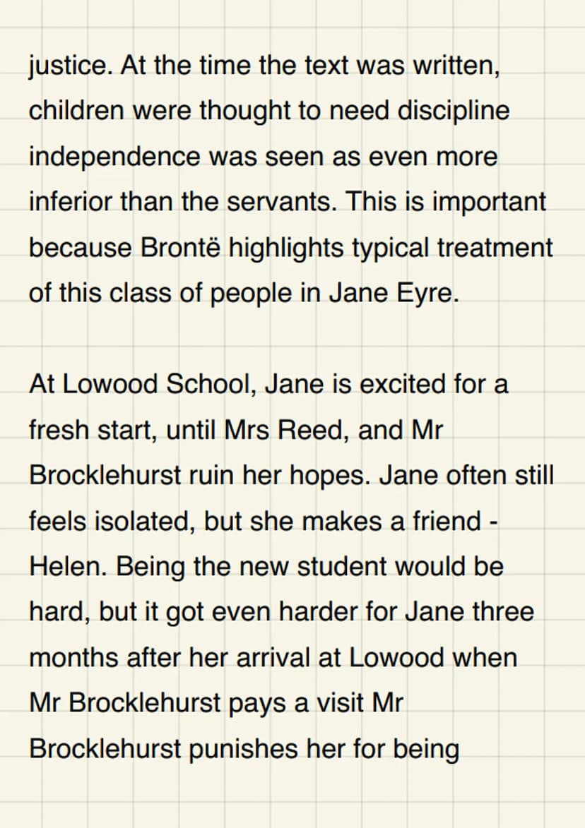 How does Brontë
present childhood
within Jane Eyre?
Childhood in Jane Eyre is slightly different
to what the average child would experience
