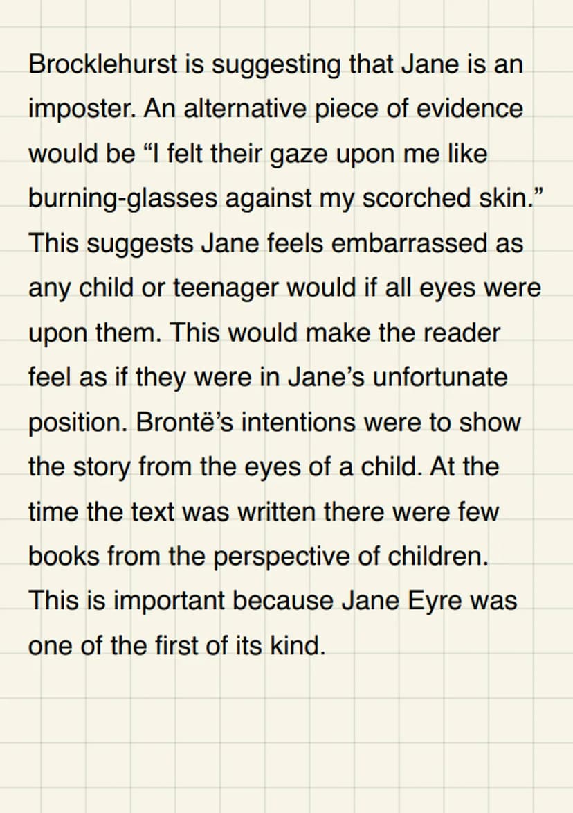 How does Brontë
present childhood
within Jane Eyre?
Childhood in Jane Eyre is slightly different
to what the average child would experience
