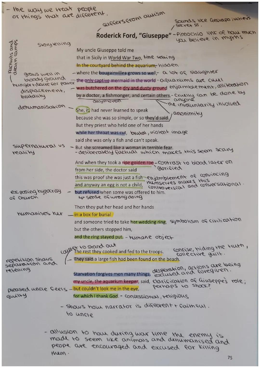 the way we treat people
or things that are different.
suffers from autism
/
Sounds like Gestapo; Hitler's
secret ss.
camps
deas and
Storytel
