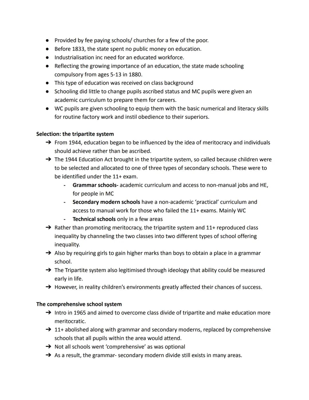 Educational Policy and Inequality
Introduction
'Educational policy' refers to the plans and strategies for education introduced by the
gover