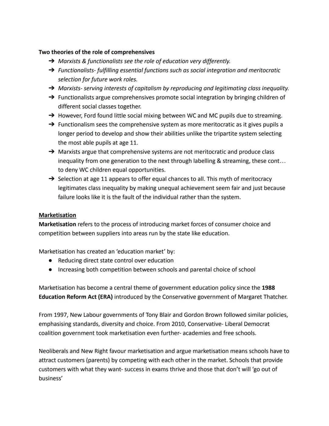 Educational Policy and Inequality
Introduction
'Educational policy' refers to the plans and strategies for education introduced by the
gover