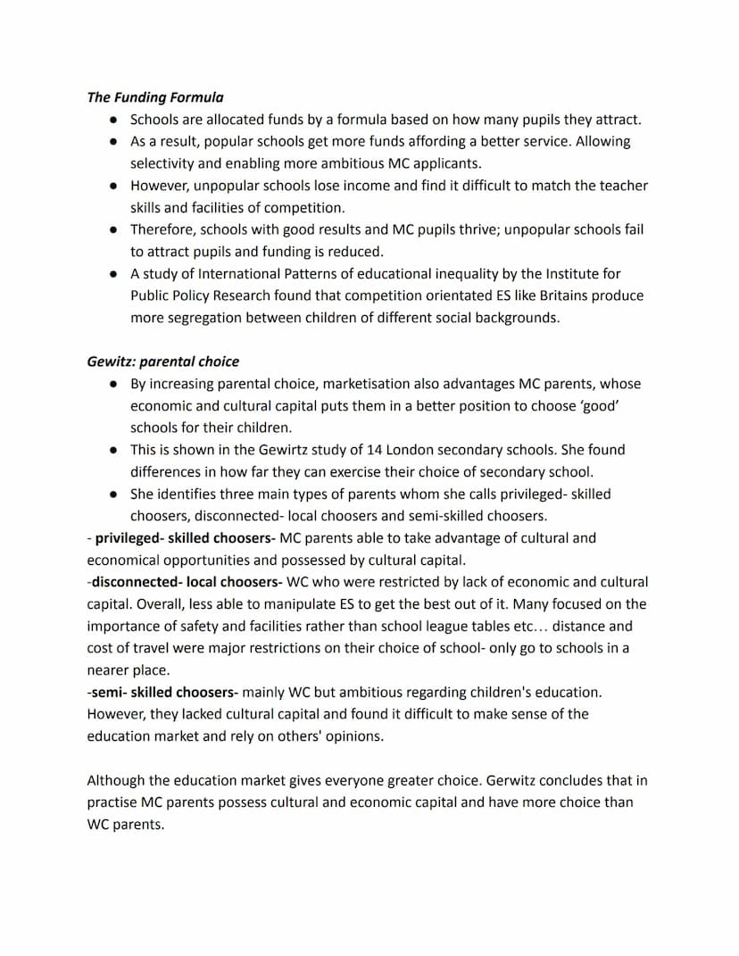 Educational Policy and Inequality
Introduction
'Educational policy' refers to the plans and strategies for education introduced by the
gover