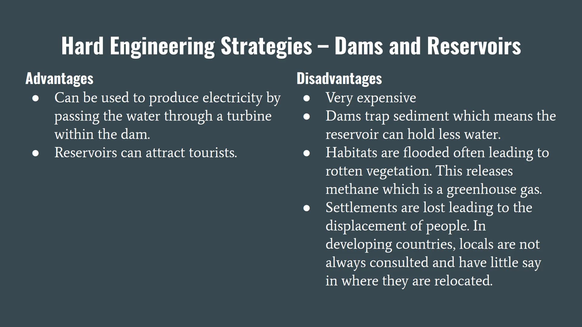 Flood Risk Factors
Flooding occurs when a river bursts its banks and overflows onto the surrounding land.
There are many factors which can c