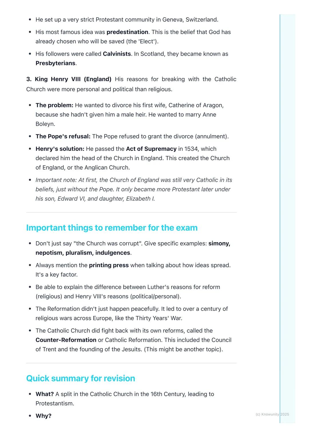 # The Reformation in Europe

An introduction to the Reformation

The Reformation was a major event in European history in the 16th century
(