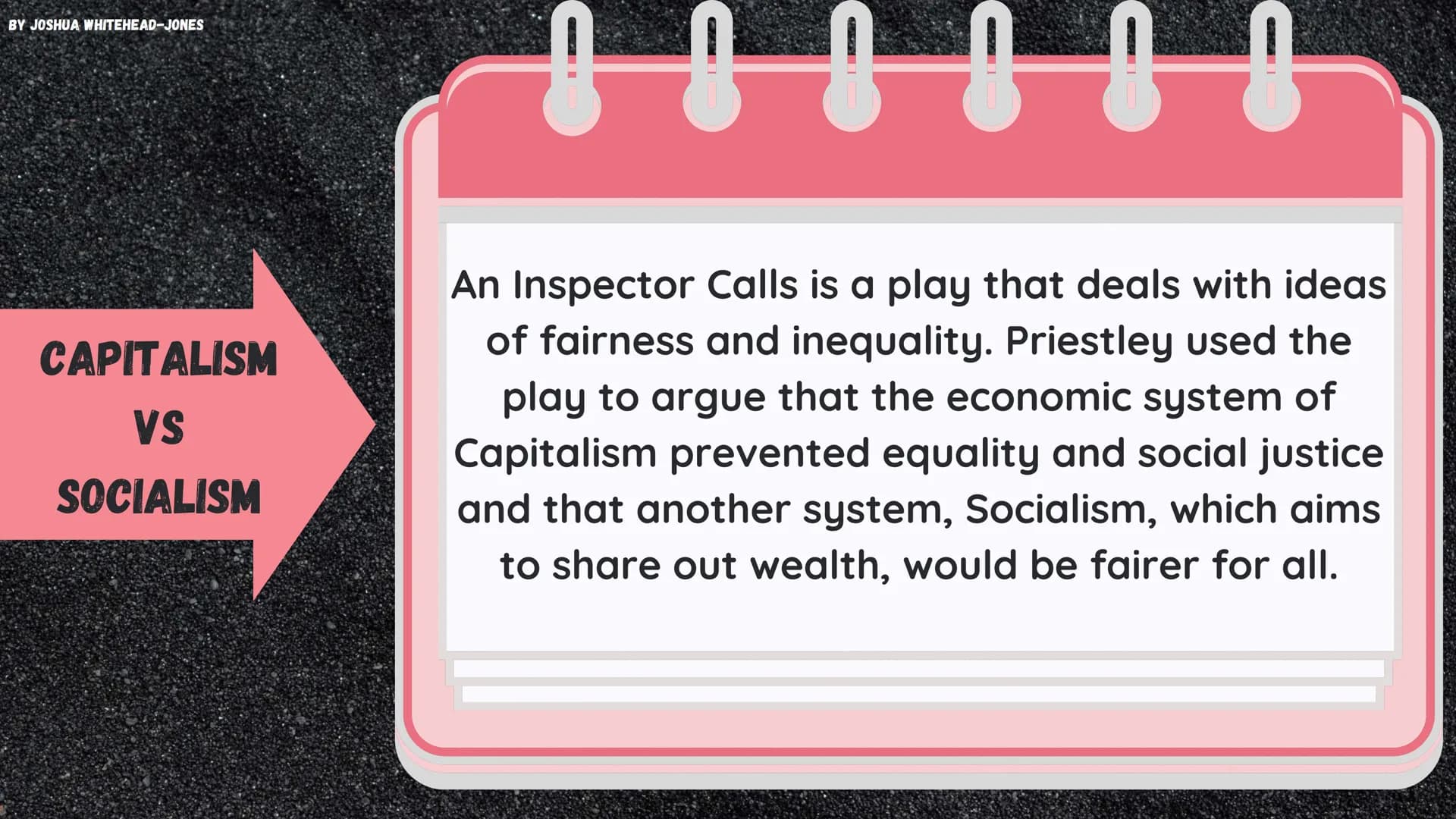 BY JOSHUA WHITEHEAD-JONES
AN INSPECTOR CALLS
Themes and Quotes BY JOSHUA WHITEHEAD-JONES
RESPONSIBILITY
000000
Responsibility is one of the 