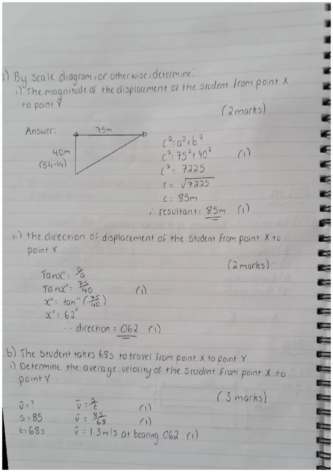 
<h2 id="scalars">Scalars</h2>
<p>A scalar quantity can be fully described by stating its magnitude (size). For example, 15°C, 75kg, and 3ms