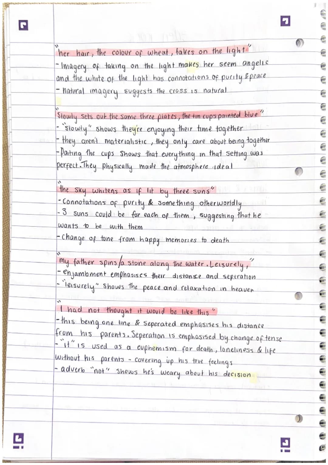 ง
POETRY-eden rock.
SUMMARY
the speakers parents are in heaven and the speaker is
reminiscing
on happy memories. At the end the speaker is b
