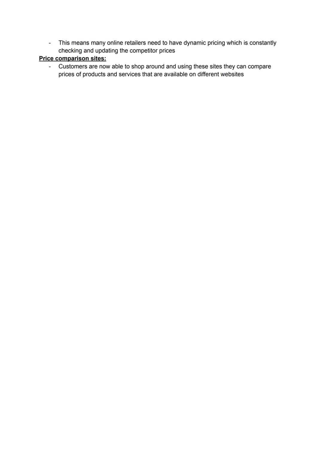 21/10/21
Business lesson 10 - Pricing
Pricing defined:
The process of pricing is the choice of pricing strategy that a business makes when
s