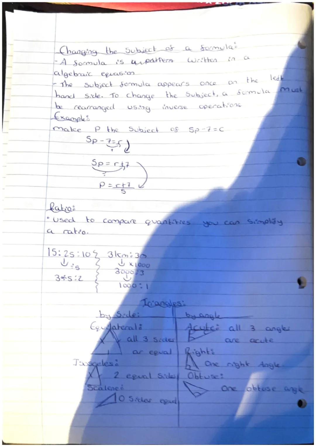 Changing the Subject of a formulas
-A Sormula is arpattera
Written
algebraic equasion
-The subject formula appears. once on the ledt
hand Si