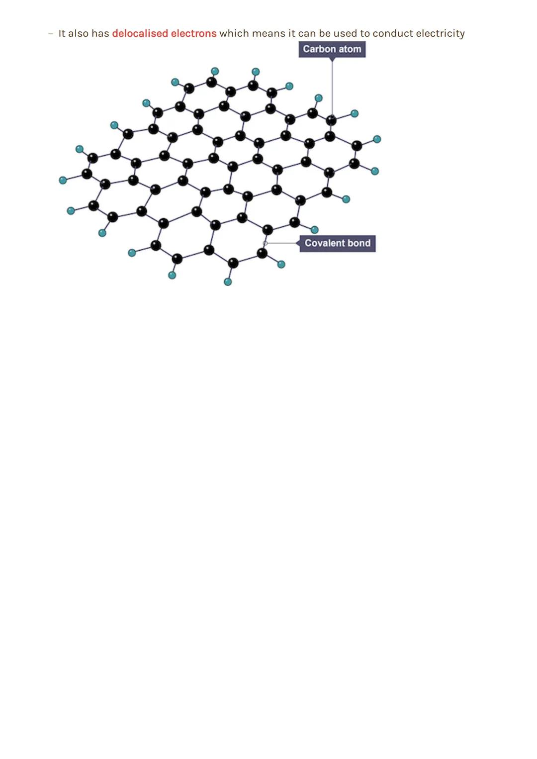 1.2 Bonding, structure, and the properties of matter

# Structure and bonding of Carbon

## Giant covalent structures

- Giant covalent stru
